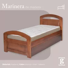 Cama Marinera En Madera Maciza