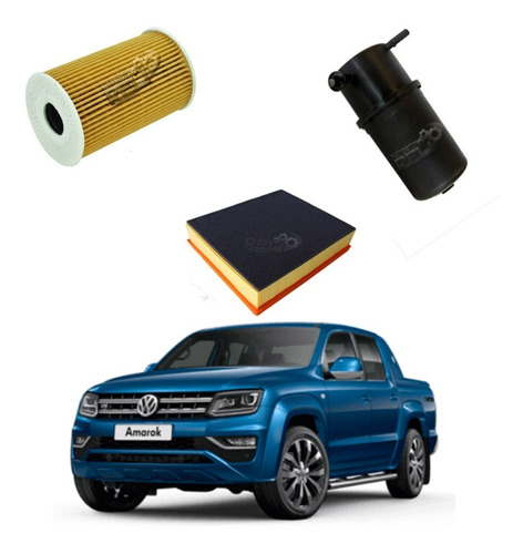 Kit Afinacin Vw Amarok 4 Cil 2.0 L  Diesel Tdi Filtros Foto 2