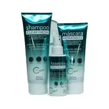 Kit Shampoo Mascara E Assepsia Para Protese Capilar Megahair