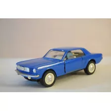 Ford Mustang 1965 S Azul Majorette 1/32 Sin Caja