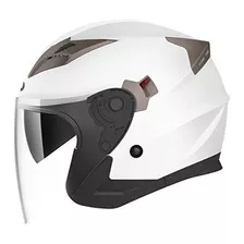 Casco De Motocicleta De Cara Abierta Yema