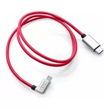 Audi 8s0051435j C A Micro Usb Cable En Ngulo Rojo