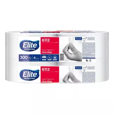 Papel Higiénico Elite Plus Cono Grande 300 Mts X 4 Un 6112