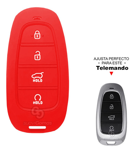 Forro Protector Silicona Llave Smart 4b Hyundai Tucson Nx4 Foto 3