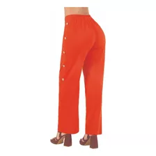 Pantalón Casual Dama Naranja 992-63