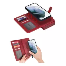 Caja Del Teléfono De Tarjeta Roja Para Samsung S23 Plus