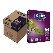 Caixa Papel Sulfite A4 90g - Report C/2500 Folhas Cor Branco