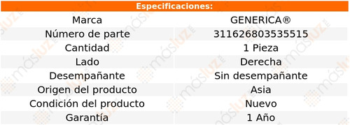 1- Luna Derecha S/desemp Grand I10 2015/2020 Genrica Foto 2