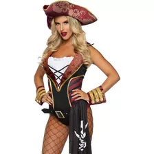 Disfraz De Pirata Swashbuckler Para Mujer/talla S