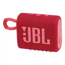Parlante Inalámbrico Bluetooth Jbl Go 3 Ip67 4,2w Rojo