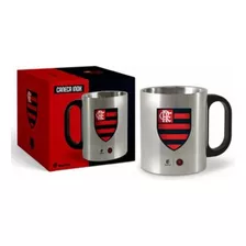 Caneca Térmica Inox 300ml Produto Oficial Do Internacional Flamengo