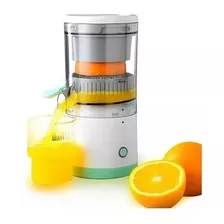 Exprimidor Saca Jugos Naranja Automático Recargable Portátil Color Blanco