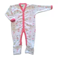 Enterito Bebe Pijama Puro Algodón Estampado Con Dibujitos