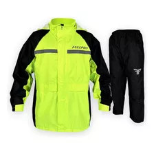 Capa De Chuva Moto Motoqueiro Fullpro Impermeável Com Capuz