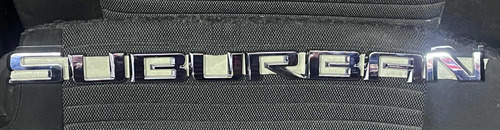 Emblema Lateral Letras Cajuela Chevrolet Suburban 2.5 X 37.5 Foto 2