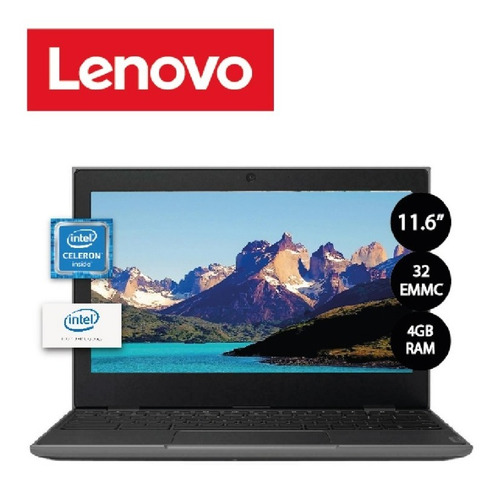 Laptop Lenovo 100e Chromebook 2nd Gen, Celeron, 4gb, 32gb