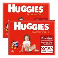 Fralda Xg Huggies Supreme Care Kit Com 2 Unidade 
