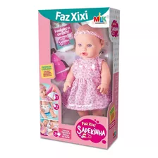 Boneca Baby Sapekinha Faz Xixi De Verdade, Fralda Mamadeira 