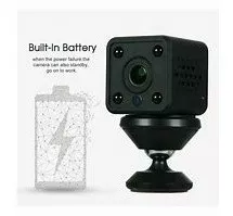 Mini Câmera De Segurança Wi-fi Hd 1080p Sem Fio Infraverme
