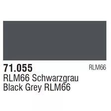 Tinta Black Grey Rlm66 71055 Model Air Vallejo Modelismo