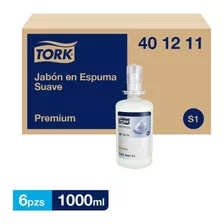 Tork Jabón En Espuma Premium Extra Suave 6 Envases / 1000 Ml