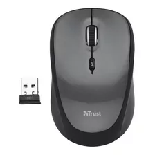 Mouse Inalámbrico Trust Yvi Black