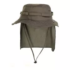 Chapeu Boone Hat Militar Fox Boy Proteção Uv +50 Verde