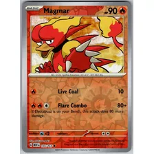 Magmar Reverse Holo Carta Pokémon Original Tcg+10 Cartas