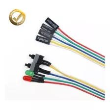 Botón Power/reset Para Gabinete Atx Con Cable A Mother Miner