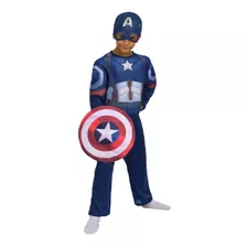 Disfraz Capitan America Original Cotillon Sergio Once