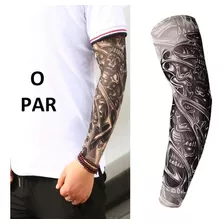 Fake Tattoo Segunda Pele Sleeve Tatuagem Falsa Manga Unidade