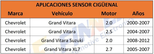 Sensor Cigeal Chevrolet Grand Vitara 2.0 2.5 2.7 Foto 4