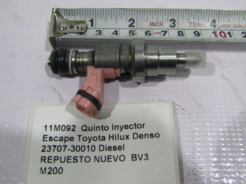 Quinto Inyector Escape Toyota Hilux Denso 23707-30010 Diesel Foto 6