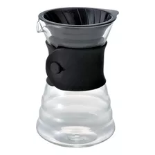 Hario V60 Decantador De Café Por Goteo, 23.7 fl Oz, Negro