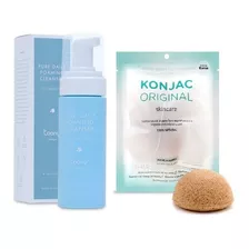 Kit Pure Daily Espuma De Limpieza + Esponja Facial Amarilla