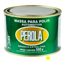 Kit 3 Unidades Massa De Polir Automotiva Pérola 500 Gramas