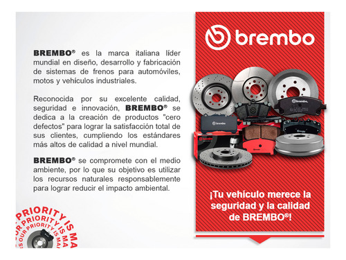 Kit De Discos Ventilados Delanteros Buick Encore 2016 Brembo Foto 3