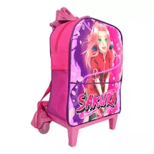 Bolsa Infantil Pequena De Rodinha Sakura (anime Naruto)