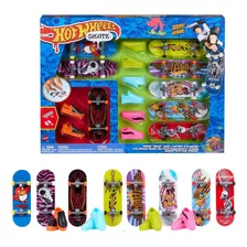 Hot Wheels Skate Tenis 8 Patinetas Para Dedos Tony Hawk Deck