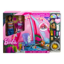 Barbie Playset Barraca De Acampamento Com Bonecas Mattel