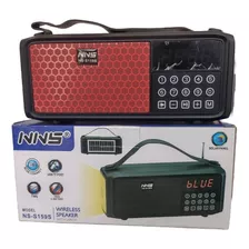 Radio Parlante Inalambrico Fm Bluetooth Usb Tf Panel Solar