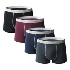 4 Boxers Corto Para Hombre Tela Suave Varios Diseños