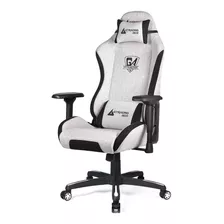 Silla De Escritorio Gtracing Ace-s1 Gamer Ergonómica Beige Y Negra Con Tapizado De Cuero