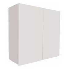 Armário Aéreo 2 Portas Slim Suspenso Cozinha Multiuso Mdf Cor Branco