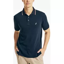 Camiseta Polo Nautica Clasica Azul Para Hombre