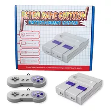 Retro Game Edition Compatível Com Jogos Snes + Nes - 2 Controles Tv