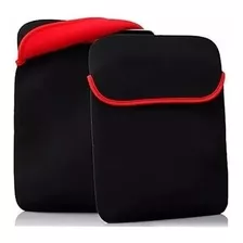 Funda Estuche En Neopreno Doble Faz Negro/ Rojo 11.6 Pulgada