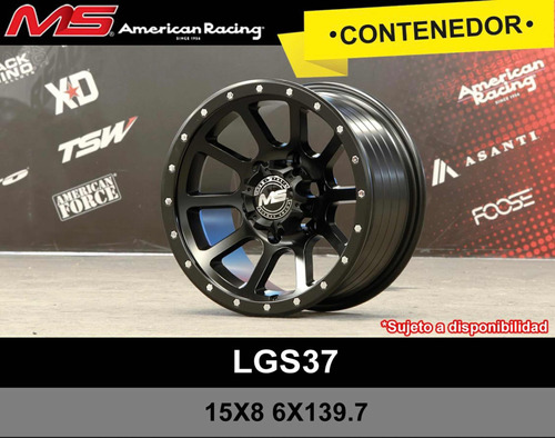 Rines 15x8 6-139 6 Bir Nissan Toyota Chevrolet Luv Datsu Foto 3