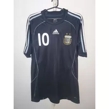 Camiseta Seleccion Argentina 2008 Azul #10 Messi Talle L