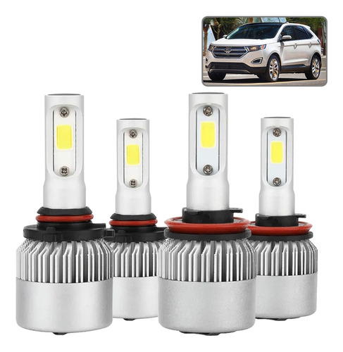 Kit De Faros Led 8000lm 70w Luz Alta/baja For Ford Foto 10